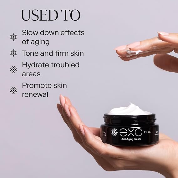 EXO SKIN SIMPLE - EXO PLUSTM Exoceuticals Anti-Aging Cream | Rejuvenation | Anti Wrinkle | Innovative Exosome Skin Care Solutions | 50ML | 1.7 fl oz.