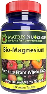 BIO-Magnesium - Premium Magnesium Supplement for: Energy, Blood Pressure, Muscle Function, Sleep, Nerve Function, Blood Sugar Levels and More! - Vegan Tablets (60ct)