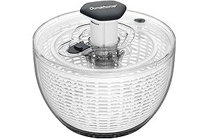 Ourokhome Veggie Spinner Salad Spinner Lettuce Dryer, Large Vegetable Dryer Salad Mixer...