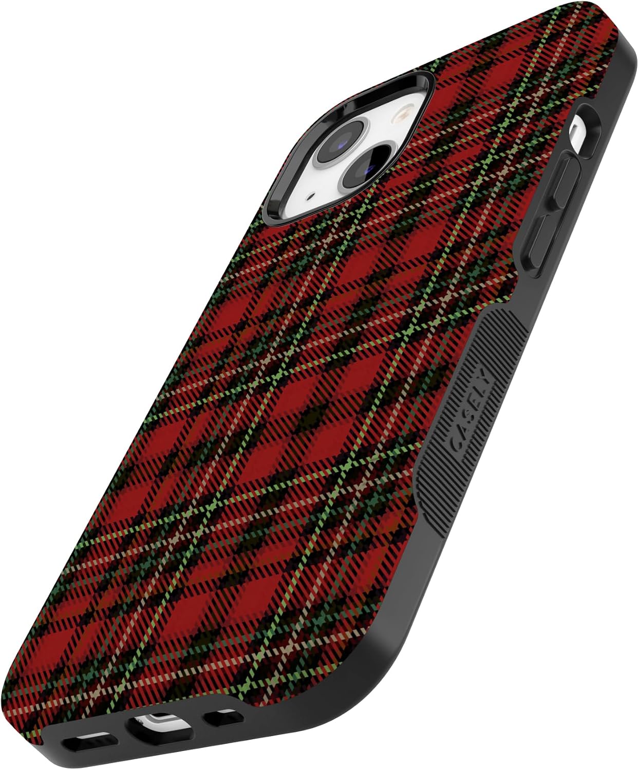 Casely iPhone 13 Mini Case | Fireside Flannel | Signature Plaid | Bold Protective Design | MagSafe Compatible Design