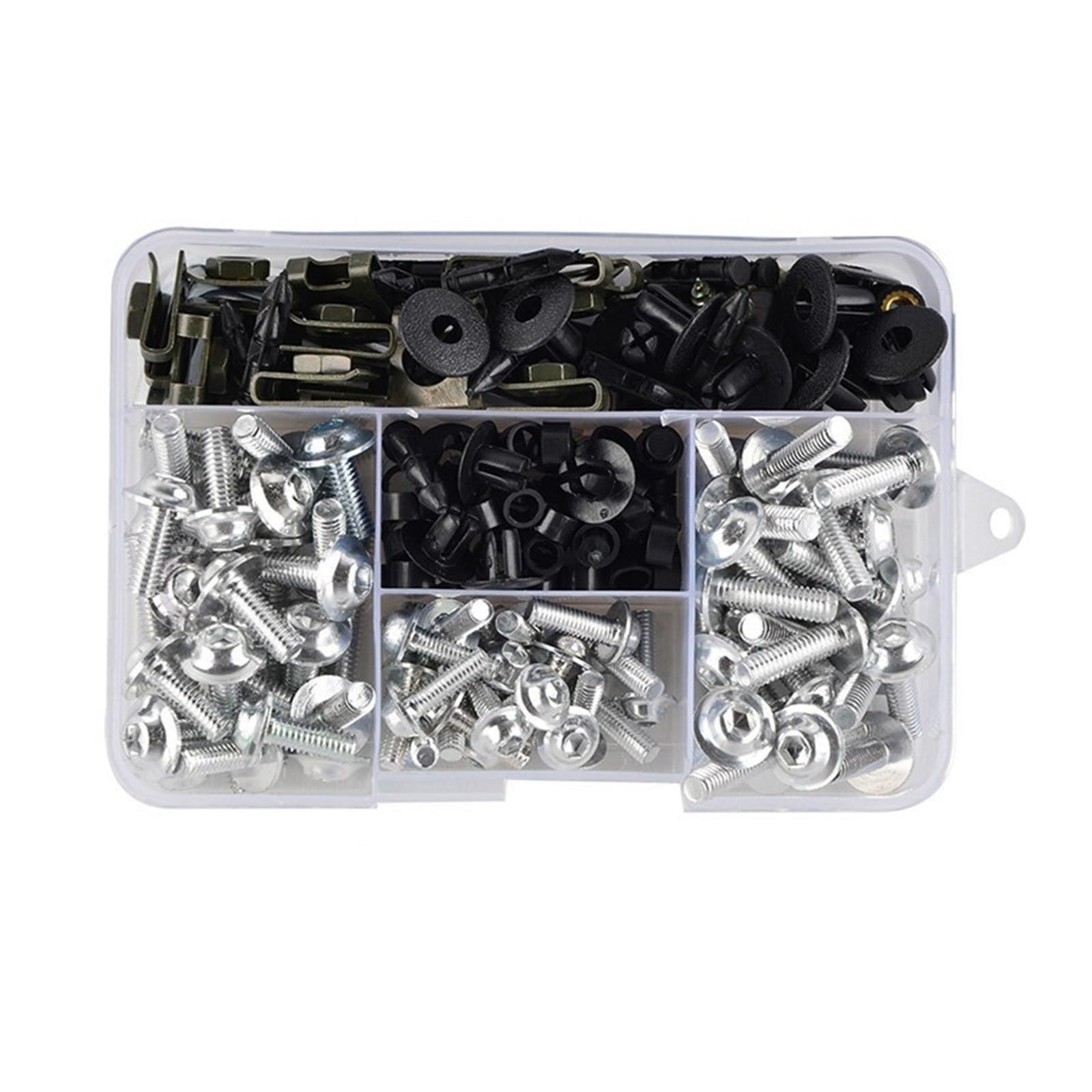 Motorrad Verkleidungsschrauben Für TMAX500 TMAX530 TMAX560 TMAX 500 530 560 DX 195Pcs Motorrad Zubehör Aluminium Verkleidung Bolzen Schrauben Kit Mutter Clips