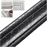 Vista 9 de 2022 Nuevo Borde de Paredes 3D Autoadhesivo Protección Ambiental Tira de Borde de Paredes 3D, Marco de Bordes de Pared Flexibles Despegar y Pegar