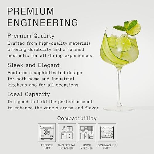 Miniatura 3 de Made In Utensilios de cocina - Copas de vino tinto - Juego de 2 - Apto para lavavajillas Alemania
