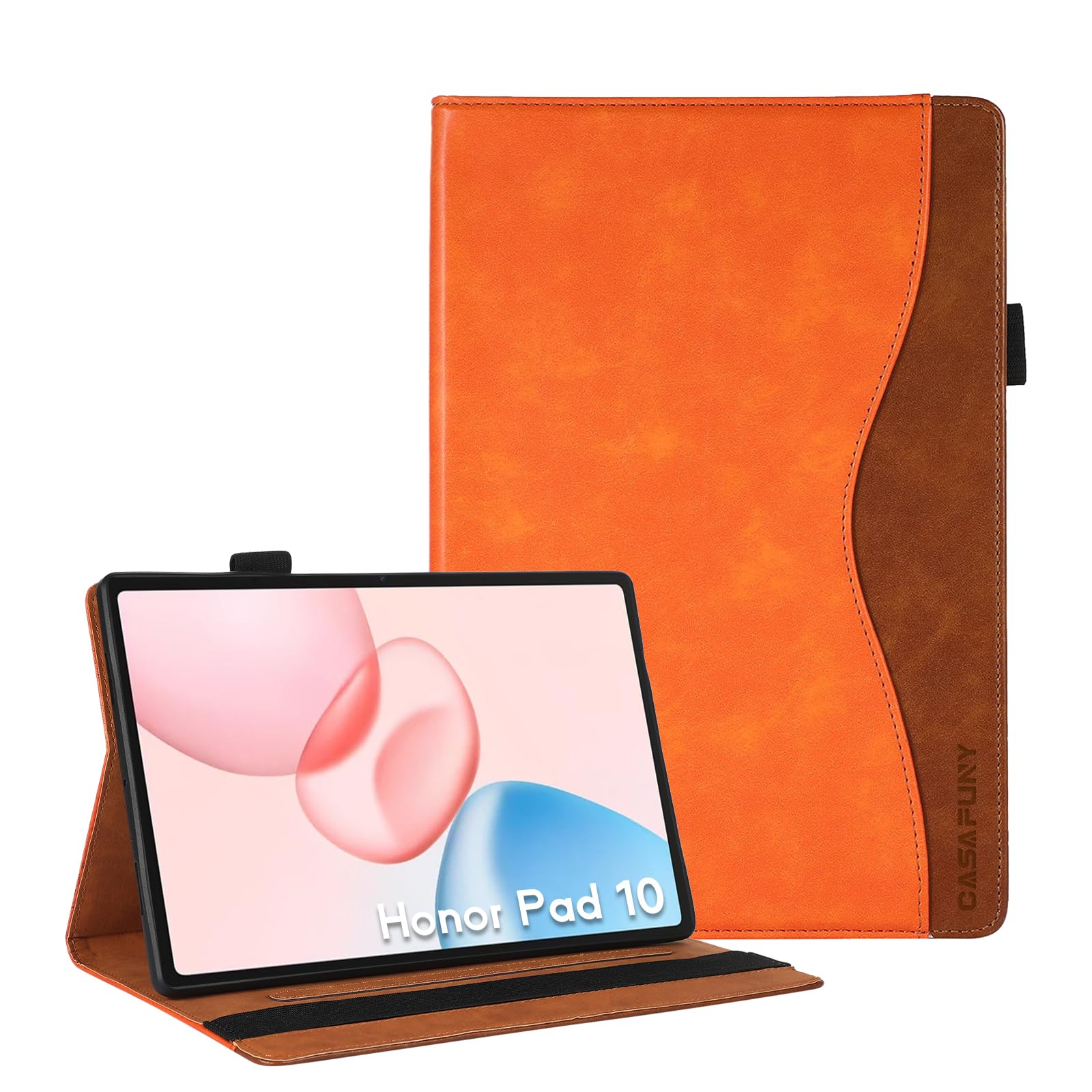 Étui Honor Pad 10 2025 orange avec porte-document pour le bureau - 7