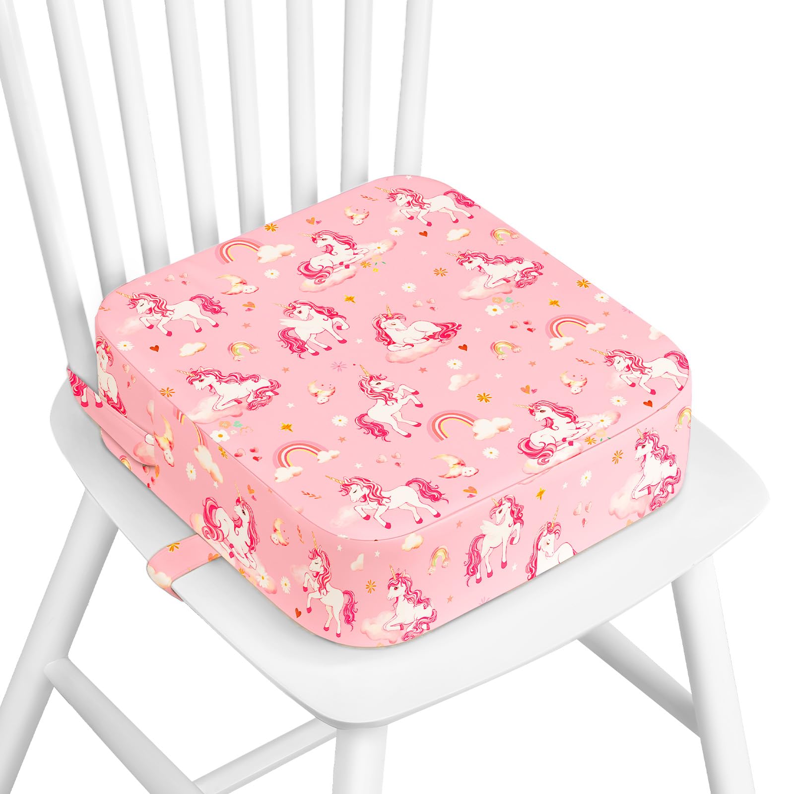 Wooshwa Kids Booster Seat for Dining Table, 4" Kids Booster Seat for Chair