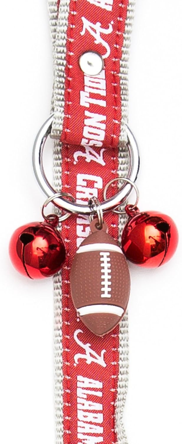 Pets First Collegiate Pet Accessories, Training Bell, Alabama Crimson Tide, One Size