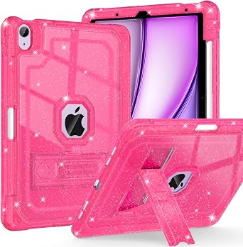 ZoneFoker Case for iPad Air 11 Inch M4/M3/M2 Air 5th/4th Gen 10.9" Glitter