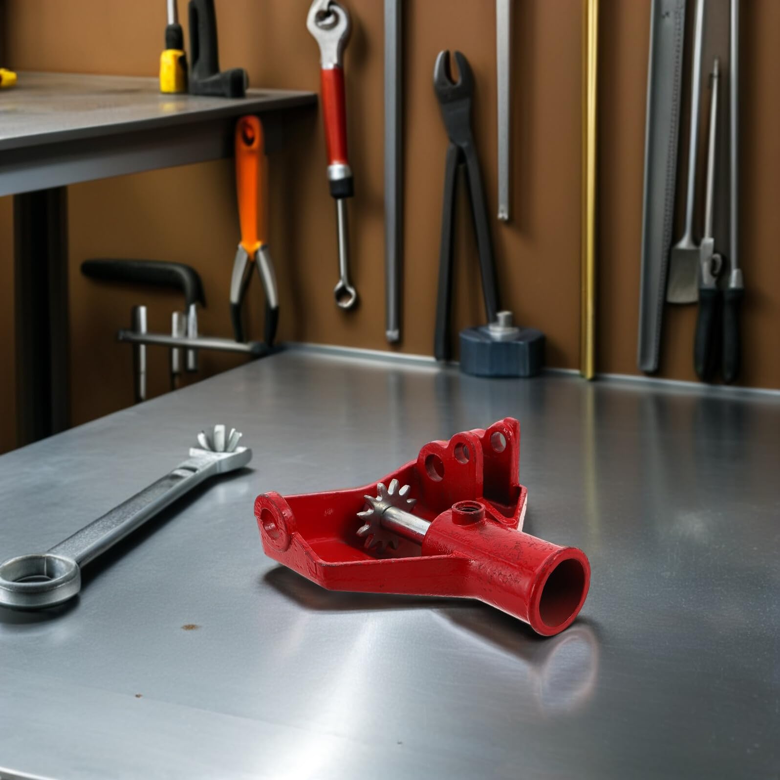 Hydrauliczna Dławica Podnośnika Podłogowego Tony Akcesorium Do Podnośnika Wysokiego Podnoszenia Metalowy Element Do Pompy Hydraulicznej Łatwa Instalacja