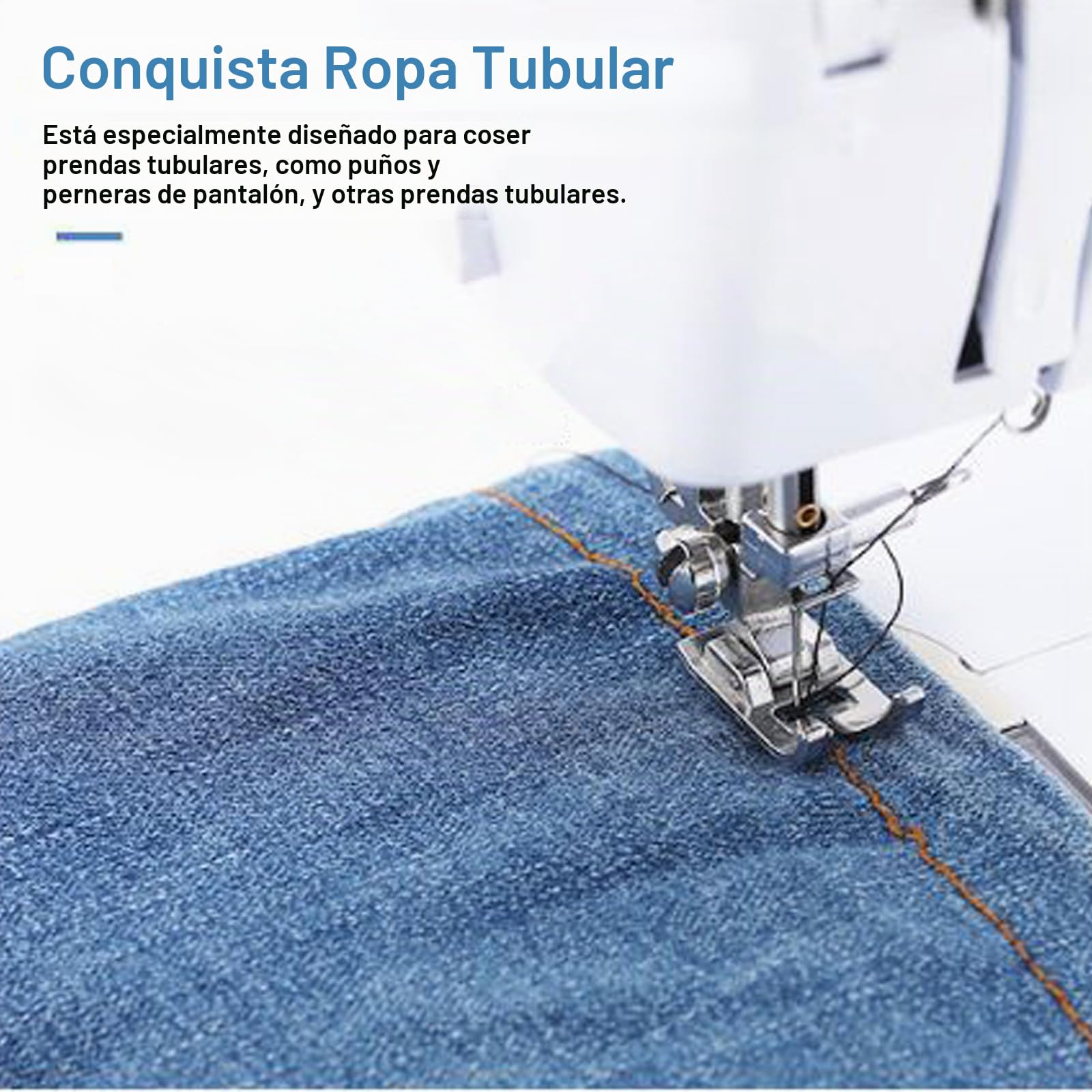 725 Máquina de Coser Eléctrica, Lámpara Integrada y 12 Tipos de Puntadas Diferentes, Mini Máquina de Coser Portátil para Principiantes, Fácil de Usar, Ideal para Ropa, Telas