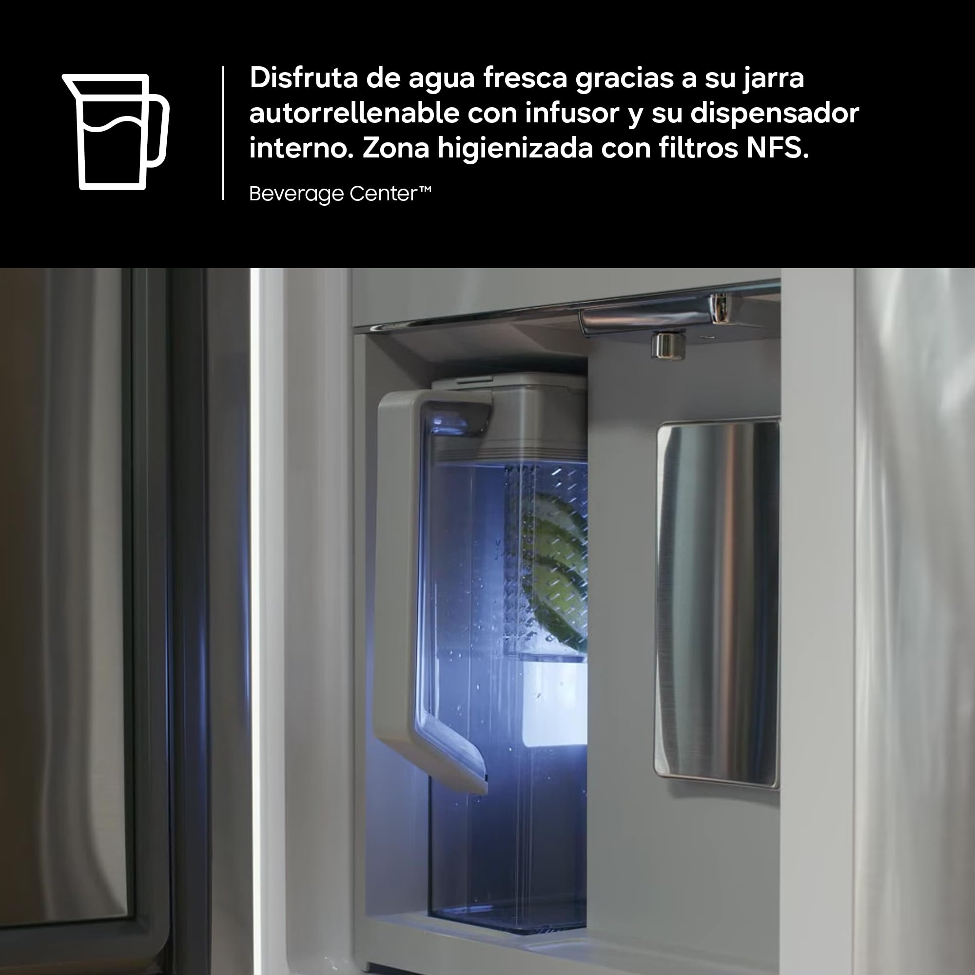 Samsung Frigorífico French Door Bespoke AI Family Hub 183cm 636L Clase E Grafito RF65DG9H0EB1EF