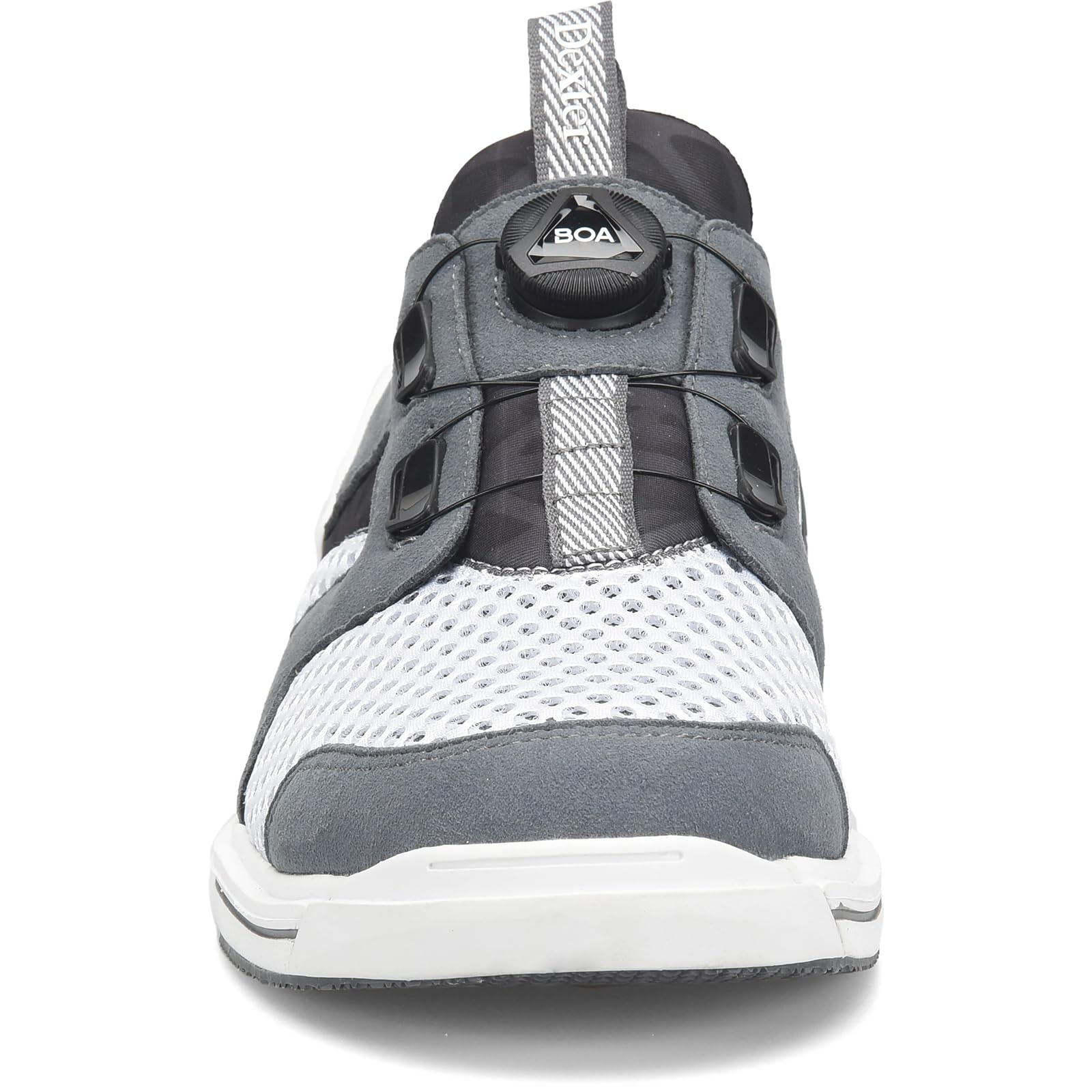 Dexter Bowlng ShoeDexter Herren Bowlingschuhe SST 8 Power-Frame Boa, Weitweiß/Schwarz, Größe 45,5