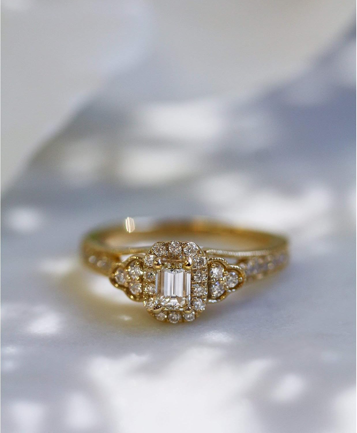 Kobelli Vintage Style Diamond Ring