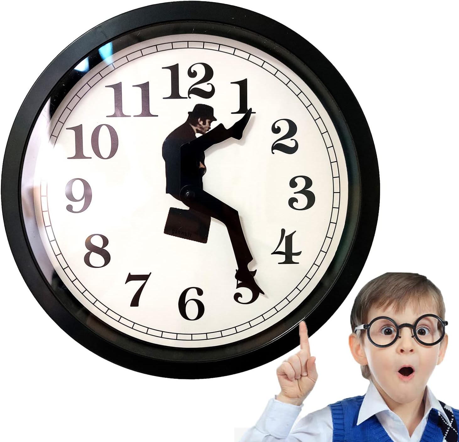 Amazon.com: QAXGU Ministry of Silly Walks Clock, Monty Python Clock ...