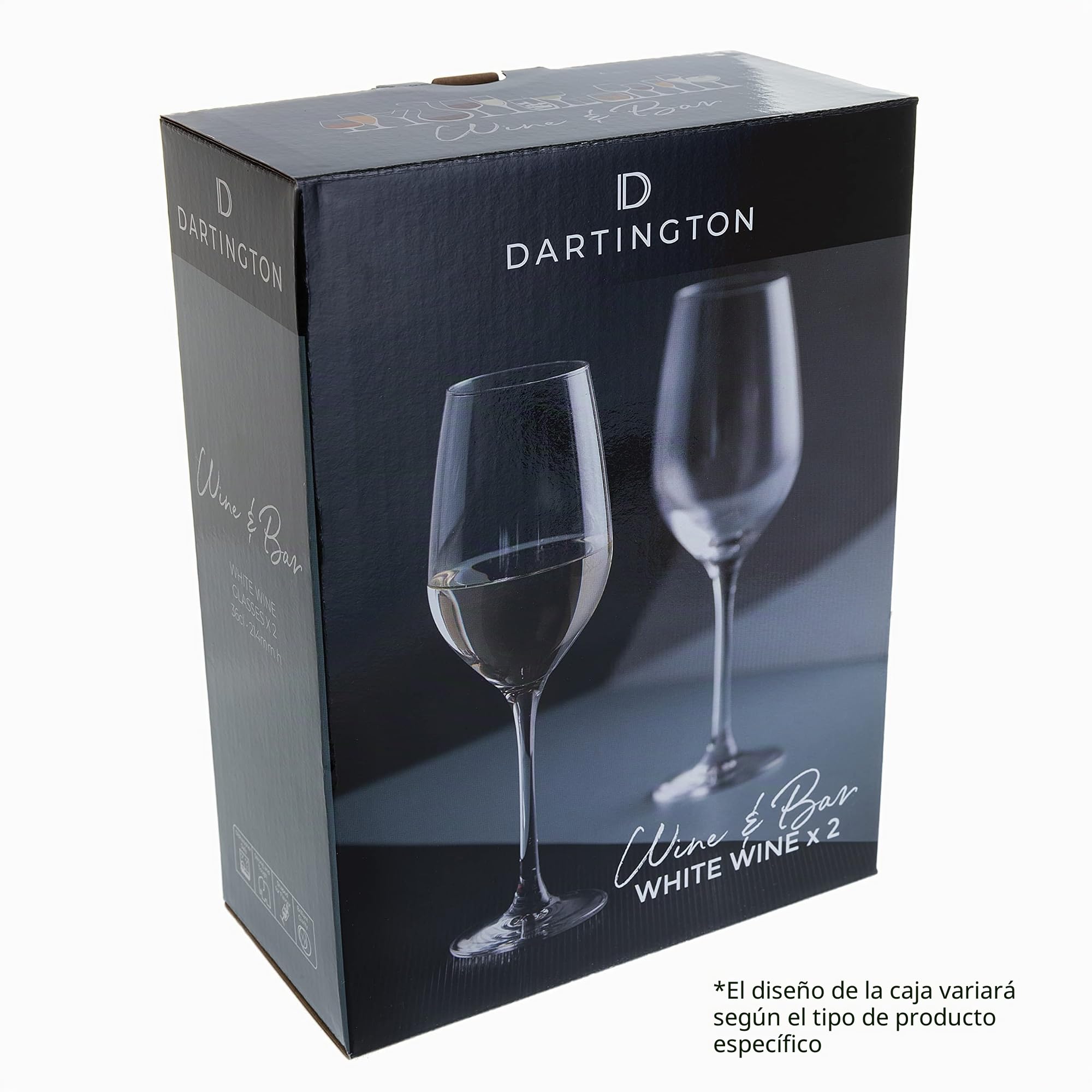 Dartington - Juego de Vasos de Martini, Cristal