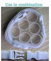 Vista 6 de Coosin - Cerraduras de seguridad para bebés, asas de seguridad para niños, instalación simple, cerraduras de correa de seguridad para el hogar, se