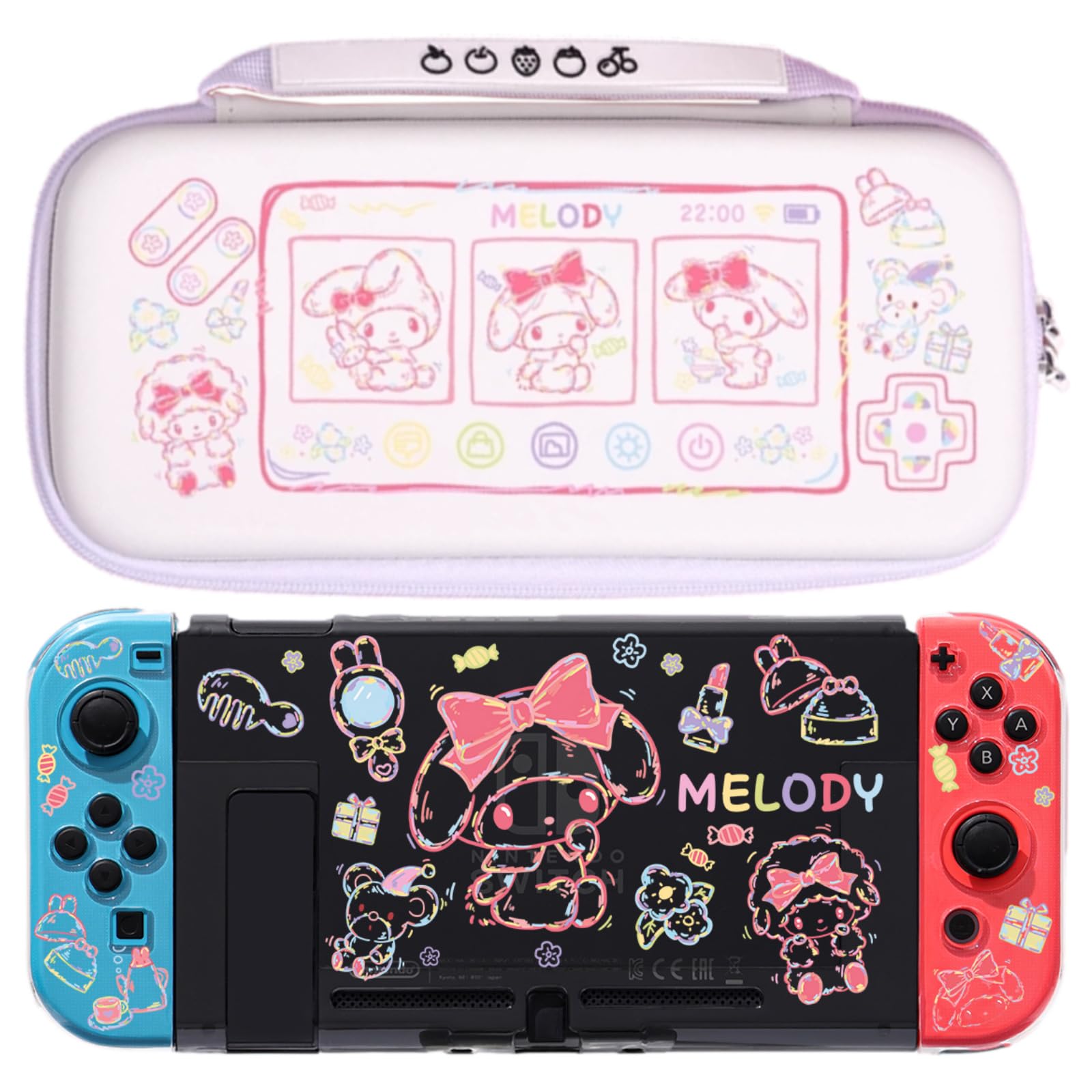 Amazon.co.jp: Switch 保護カバー セット スイッチ対応 収納バッグ