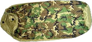 Military Outdoor Clothing Previously Issued U.S. G.I. Woodland Camo Gore-Tex Bivy Sleeping Bag Cover