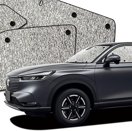 Amazon フルセット日本製 新型 ヴェゼル Rv3 6型 ハイブリッド対応 車用カーテン シームレスサンシェード 車中泊 カーフィルム フルセット Vezel 03s C032 Sa 車 バイク 車 バイク