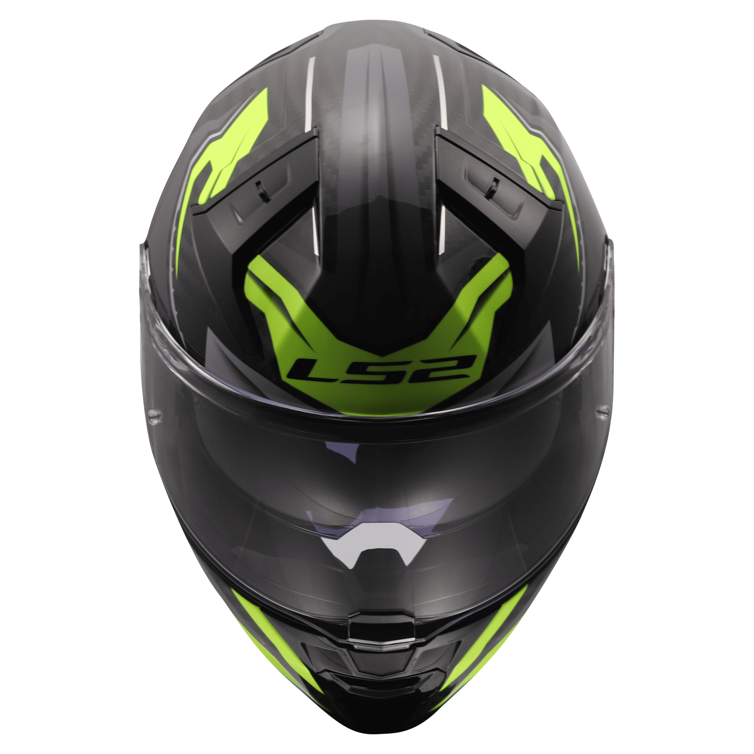 LS2, Casco Moto Integral VECTOR II CARBON SAVAGE H-V Yellow, XL