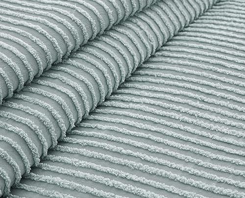 Miniatura 2 de Beatrice Home Fashions Colcha de chenilla Channel, King, color azul