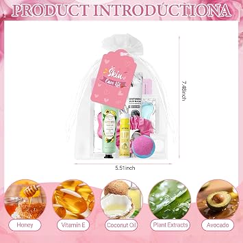132 PCS Spa Party Supplies for Women, Spa Party Favors Include Face Masks Skincare, Hand Cream, Lip Balm, Under Eye Patches, Lip Mask, Foot Bath Bombs & Mud Mask, Spa Birthday Sleepover Party Supplies