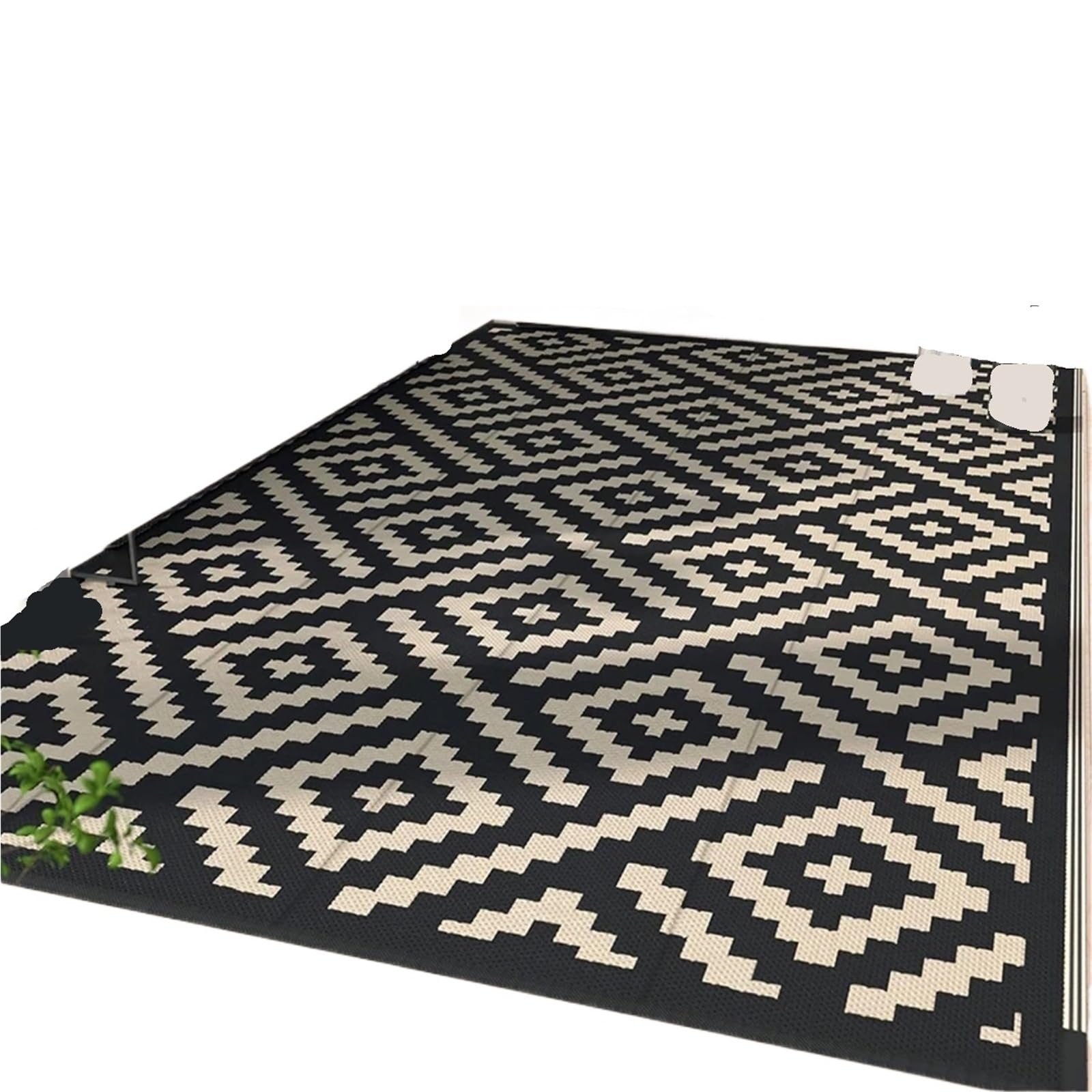 Dywan na zewnątrz, Mata piknikowa na zewnątrz, balkon, taras, dywanik do domu, salonu, ogrodu, kempingu(Beige,1200MMx1800MM)