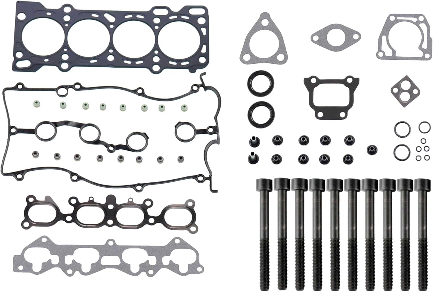 CPWK399 Head Gasket Set Bolt Kit Fits: 98-99 Mazda 626 2.0L DOHC 16v FP, FS
