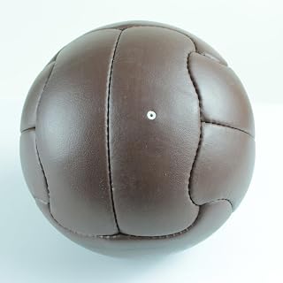 1950 World Cup Soccer Ball – Retro Leather Football – Hand-Stitched Vintage, Classic Collector’s Edition