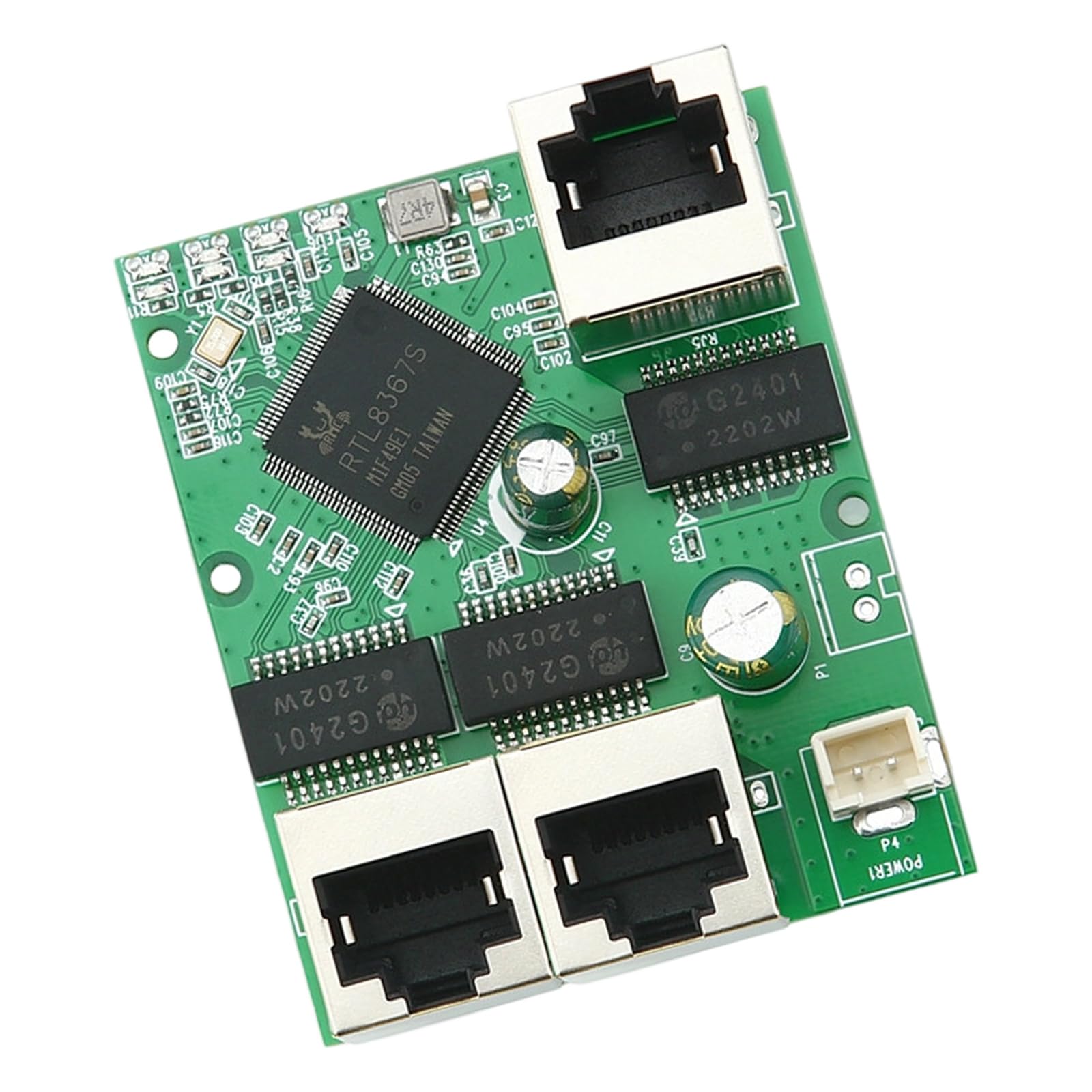 Modulo commutatore Ethernet a 3 Porte RJ45 Scheda Madre Industriale Accessori Rete Gigabit Ethernet Modifica