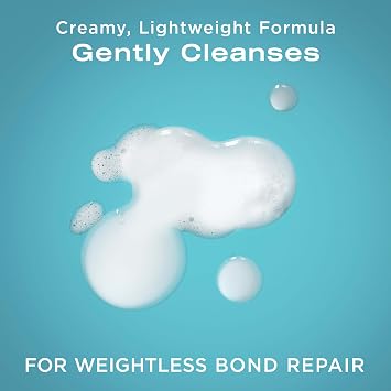 OGX Bond Protein Repair Shampoo, Repair & Protect, with 4percent Bond Complex, Targets Damaged Areas of Hair for Effective Bonding Repair without Weighing It Down, Sulfate Free, 385ml