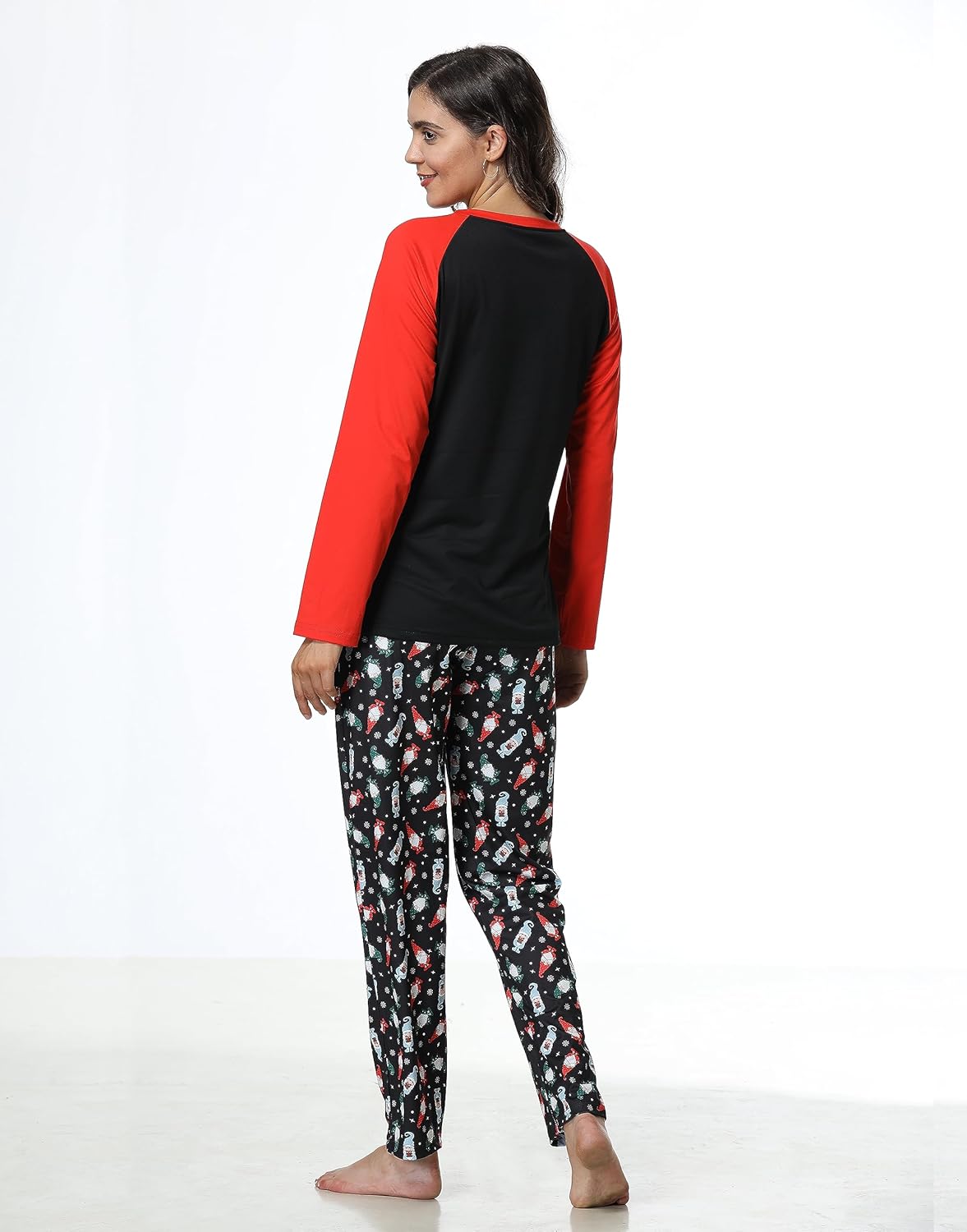 Vozanet Famliy Matching Pajama Sets With Santa Claus Patterns Christmas Sleepwear Jammies for Men Women Kids Xmas Clothes - Image 4