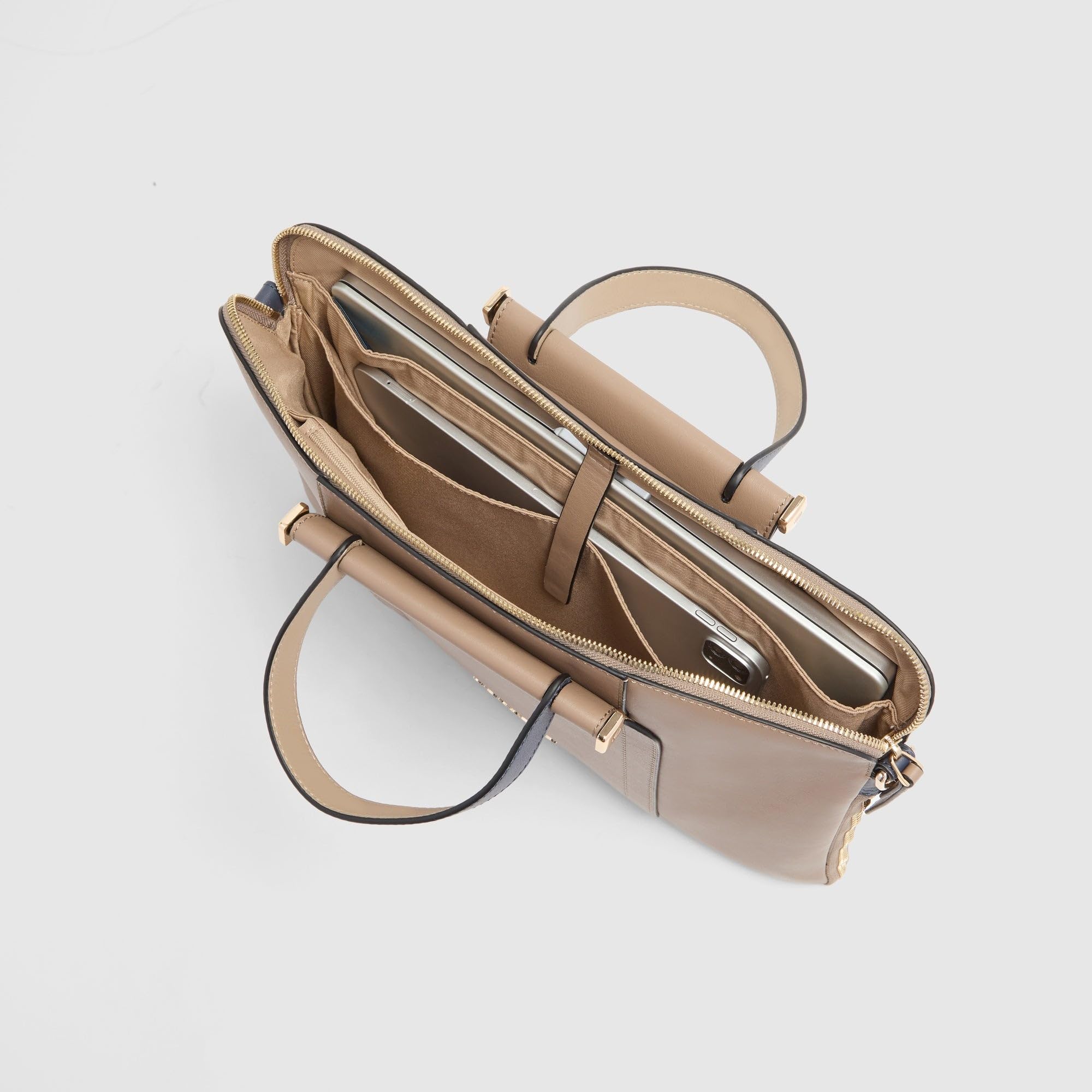 PIQUADRO Borsa da lavoro donna espandibile porta PC 14" Donna pelle