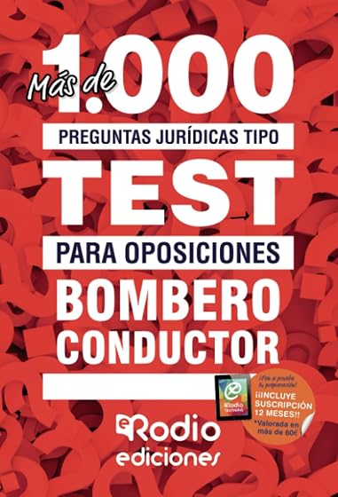 Más de 1.000 Preguntas Jurídicas para Bombero-Conductor