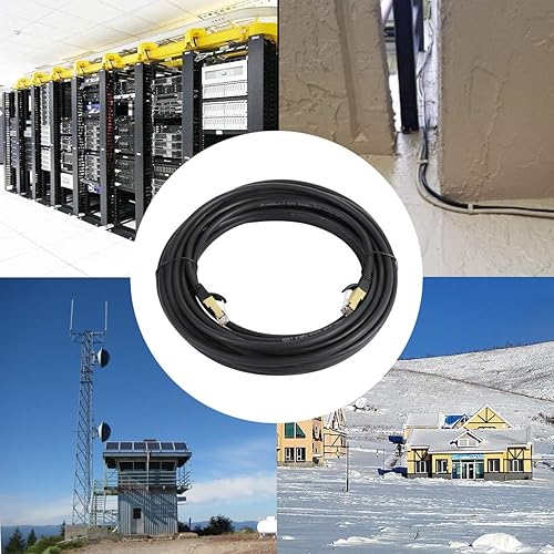 Miniatura 7 de Cable Ethernet Cat8 para interiores y exteriores resistente a los rayos UV impermeable enterramiento directo 2000 MHz blindado