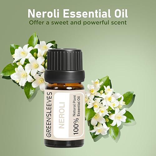 Miniatura 2 de GREENSLEEVES Neroli - Aceite esencial de 0.3 fl oz de aceite aromático puro a base de plantas para aromaterapia, aceites esenciales para difusor,
