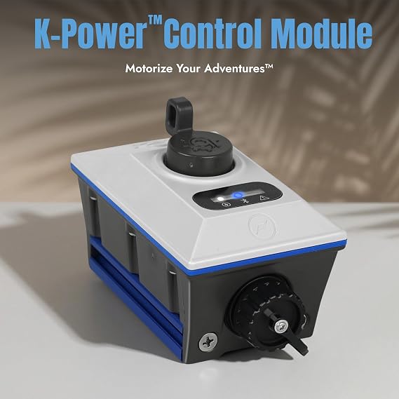 Bixpy K-Power Control Module for K-1 Motor, 24V Power Supply Compatible, Bluetooth Remote Control with, Magnetic Kill Switch, T-Track Mount, LED Indicator, Compact Design