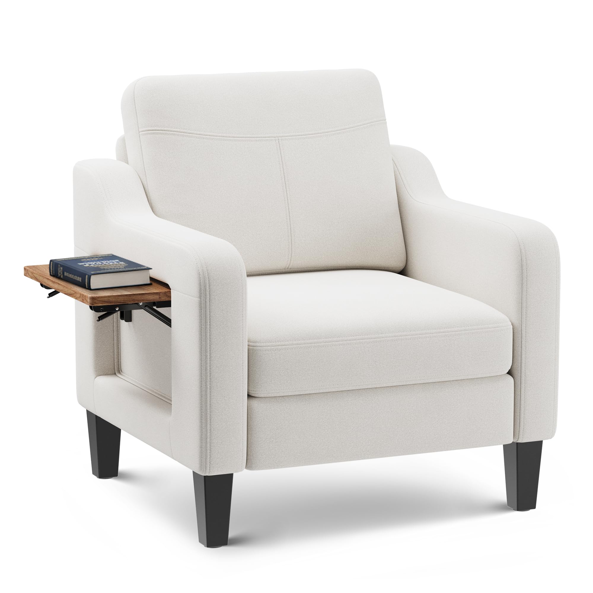 CHAIRKER Accent Chair with Side Table