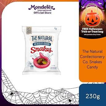 The Natural Confectionery Co Snakes 260g bag