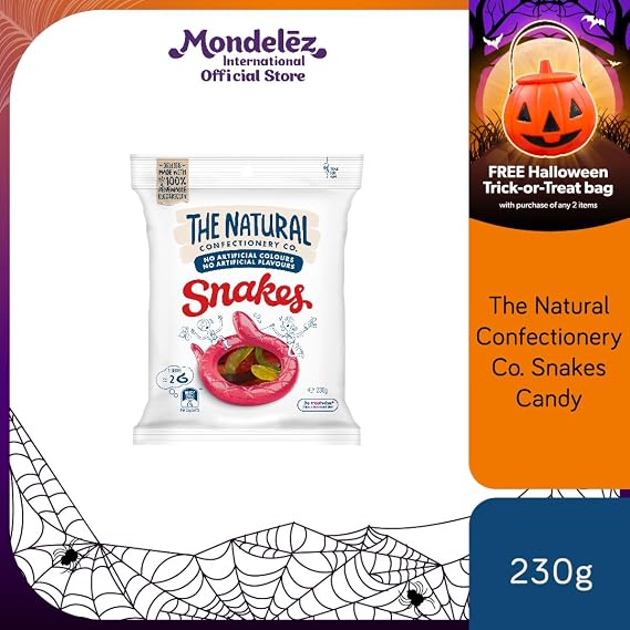 The Natural Confectionery Co Snakes 260g bag
