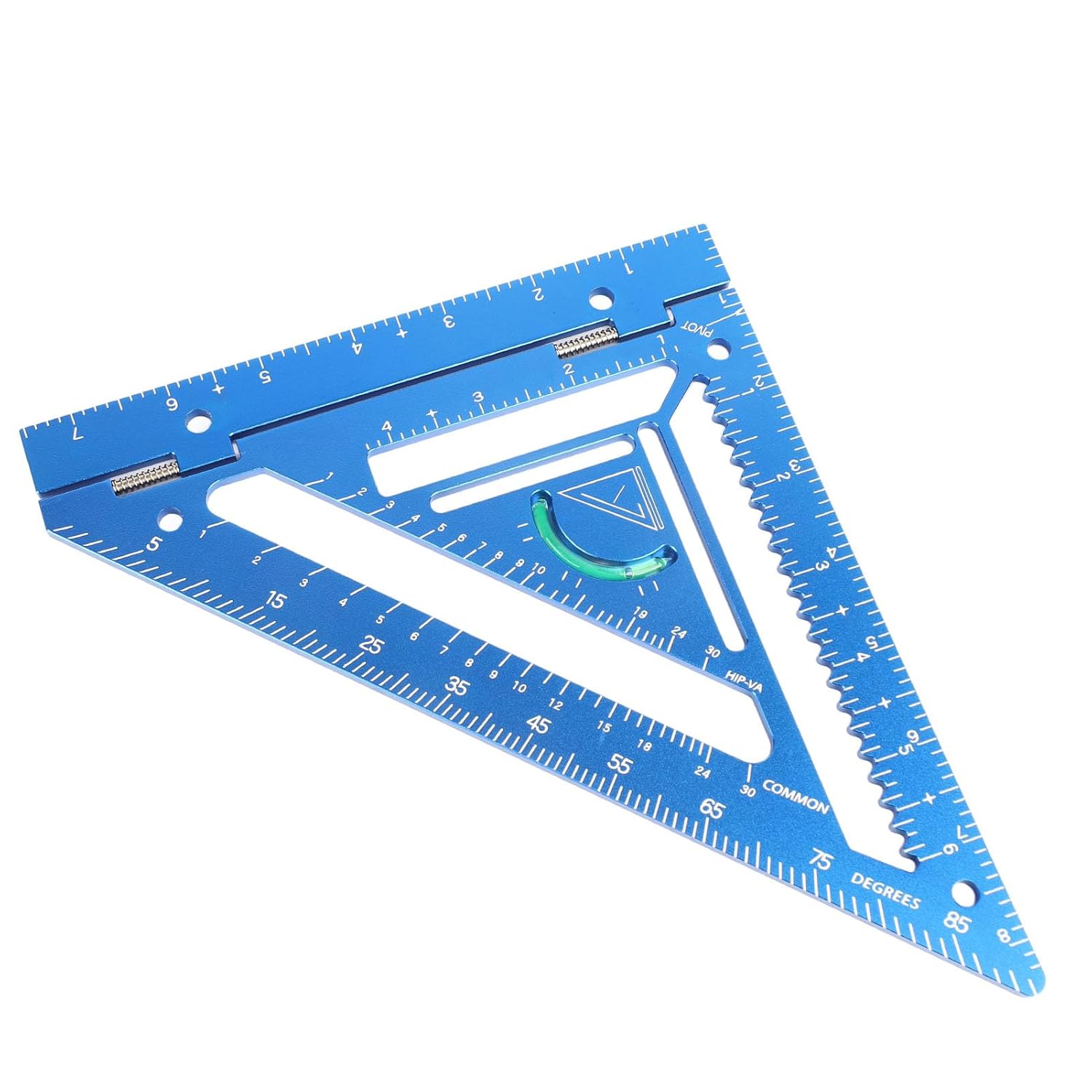 Rafter Square, Professional Innovative Triangle Carpenter Square, Triangular Ruler Protractor, Precision Carpenter Layout Measuring Tool Measuring Ruler for Carpenters
