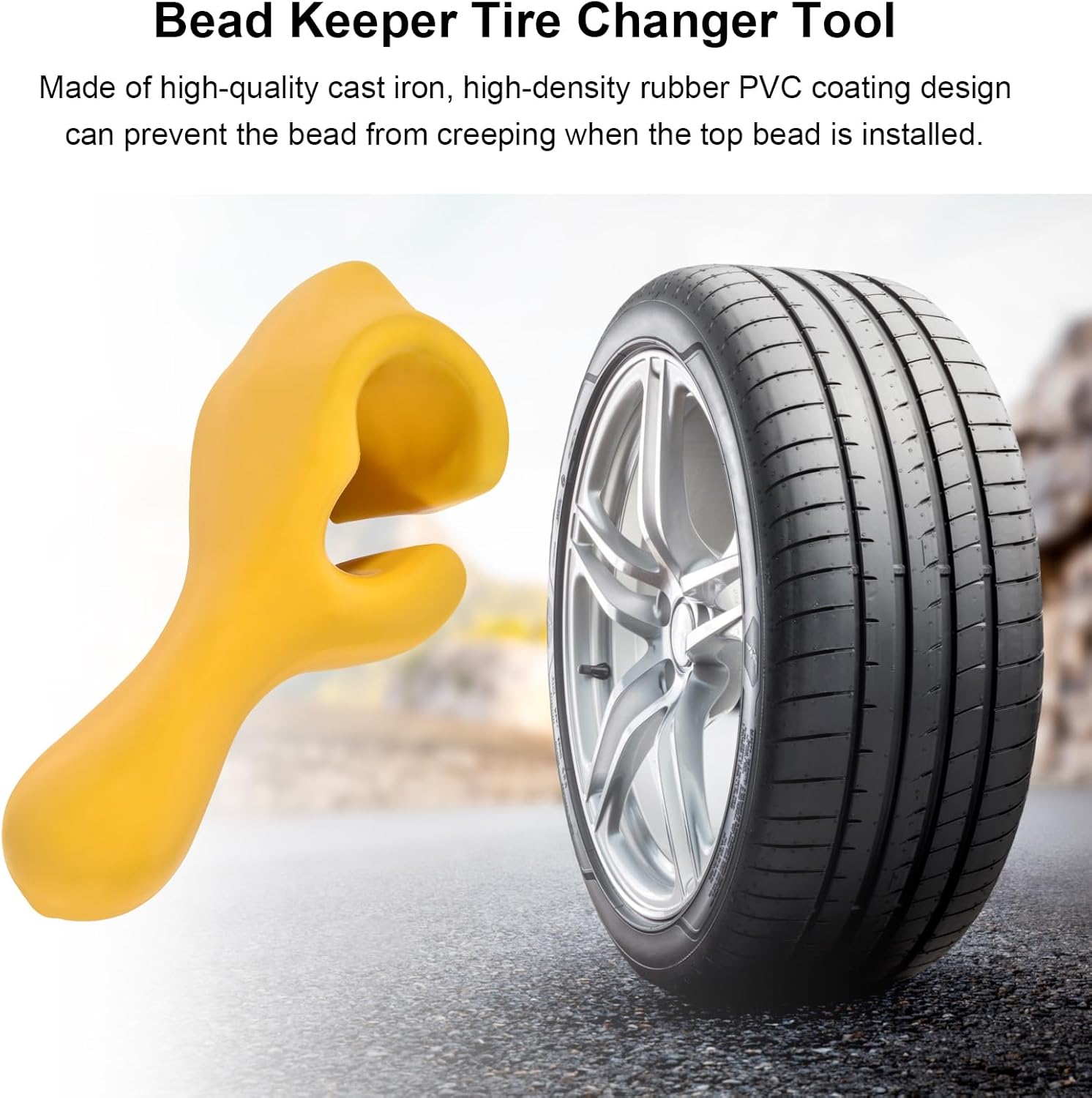 SaferCCTV Bead Keeper Tire Changer Tool, Bead Keeper Tire Changing Tool, Keeps Tire Beads from Circling The Rim, Changer Tool Heavy Duty Thing