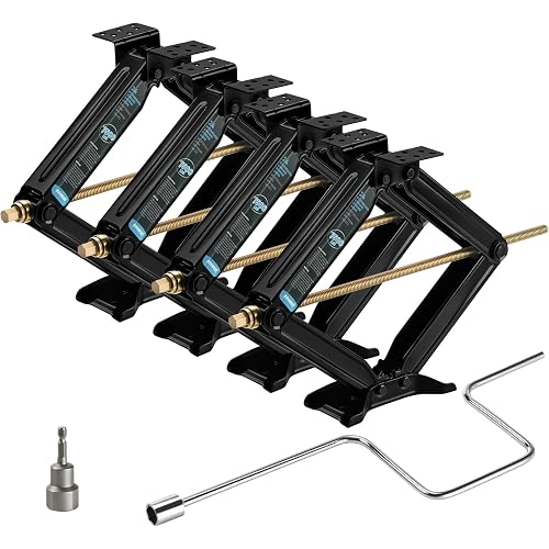 Kohree 7500lbs RV Stabilizer Leveling Scissor Jacks 24", Set of 4