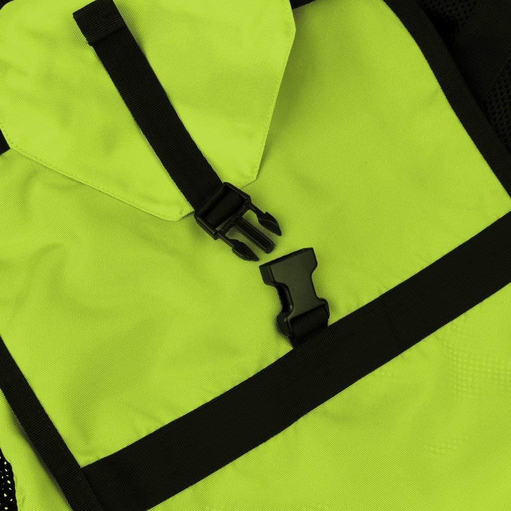 Heavy Duty Foldable Mesh Dive Bag Duffel Bag Storage Pouch for Diving Scuba Snorkeling Gear Green