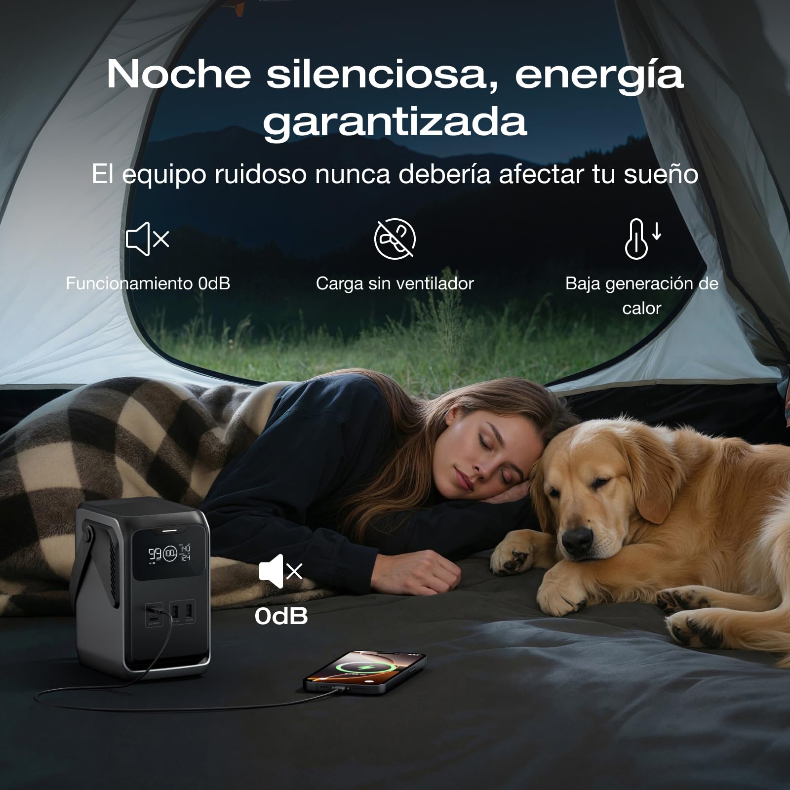Estación de energía portátil ECOFLOW Trail 200 DC, banco de baterías LFP de 192 Wh con asa, generador solar de 220 W, carga rápida, 4 puertos de salida, resistente, para camping, viajes, emergencias