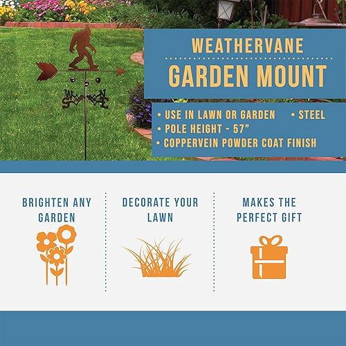 Miniatura 7 de SWEN Products Bigfoot Sasquatch Veleta (soporte de techo incluido)