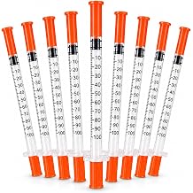 U-100 1ml 31G 5/16" 8mm Individual, Pack of 100.