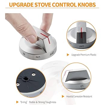 Amazon.com: atgestore DG64-00975A DG94-04397A Stove Knobs