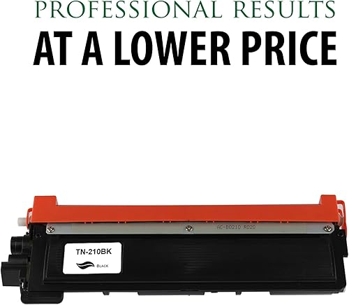 Miniatura 6 de Tinta y tóner prémium | Cartucho de tóner refabricado para TN-210BK – Cartucho de impresora láser de rendimiento estándar compatible con Brother