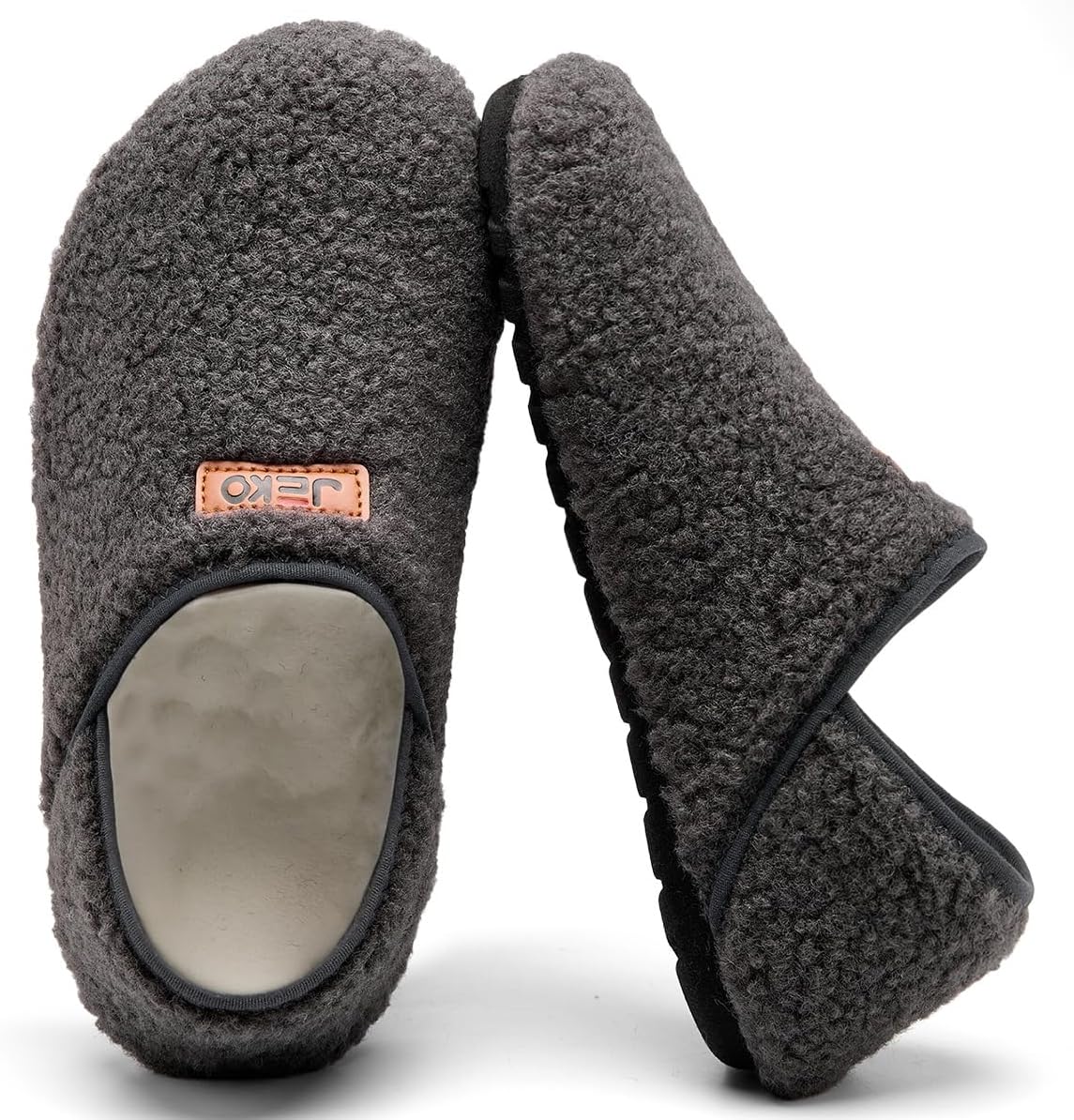 UUBARIS House Slippers for Men Women Furry Slip On Sock Shoes For Traval Indoor Yoga With Thickened Sole - Image 7