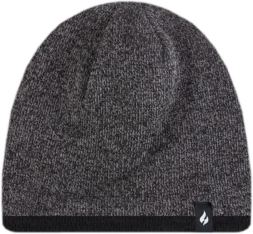 HEAT HOLDERS Men's Contrast Trim Hats Charcoal Regular